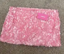 Edikted Mini Skirt Sequin Low-Rise