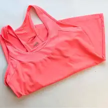 Avia Neon Coral Workout Tank Large