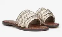 Sam Edelman Gold Giada Braided Sandal NIB Women’s Size 7.5