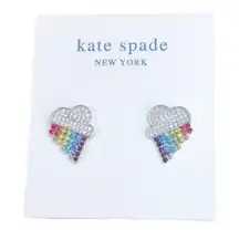 NWOT Kate♠️Spade Into the Sky Rainbow Cloud Stud Earrings