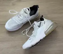 Nike Air Max 270 in White With Bedazzled Gems