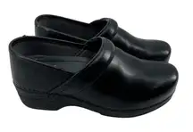 Dansko black women clog slip on shoes professional nurse comfort flaws 37 / 6.5