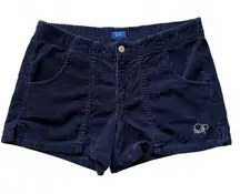Vintage OP Ocean Pacific Corduroy Shorts Cord Blue 80s Women’s Size 7 3" Inseam