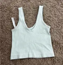 Seamless Ribbed Bra Top