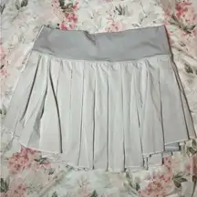 Aerie Offline White Pleated Tennis Skort Size XL Activewear Sporty Gym