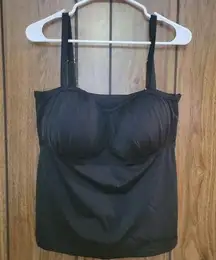 Swimsuits For All NWT adjustable strap Molded Cup Tankini size 14 C/D cup