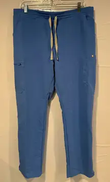 Figs Cargo Pants in Medium Light Blue