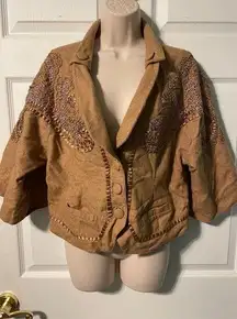 Robert Graham Embroidered Jacket Size 6