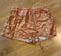 Chic Zebra Print Women's Athletic Shorts