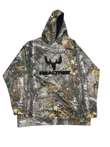 Realtree XL Camo Hunting Hoodie – Men’s Forest Camouflage Sweatshirt – Outdoor Gear 