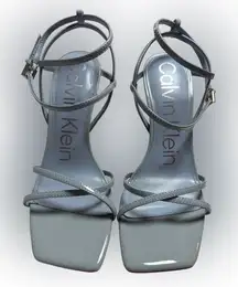 Calvin Klein Women's Powder Blue Strappy Heels