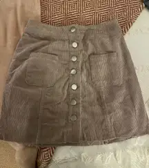 corduroy skirt