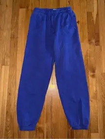 TNA ARITZIA Cozy AF Fleece Purple Sweatpants Joggers size XS *Flawed*