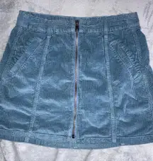 Corduroy Hi-rise A-line Mink Skirt