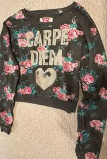 Mighty fine  Floral Pullover Top Carpe Diem