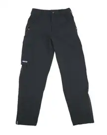 Patagonia Vintage Y2K Gorpcore Cargo Guide Black Pants Leg Zippers 8 Women's