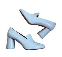 Rachel Comey light grey leather heels NEW