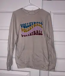 Volleyball Sweatshirt Bella Canvas