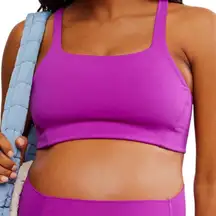 FP Movement x Hatch Never‎ Better Square Neck Maternity Bra SM Florescent Berry