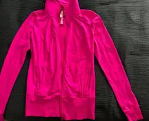 Hot Pink Loose-Fit Jacket