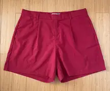 Old Navy Burgundy Pleated Culottes Maroon Burgundy
