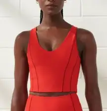 Abercrombie & Fitch YPB Corset Slim V-Neck Tank Top