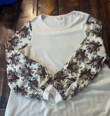 Easel Floral Top Boho Tunic