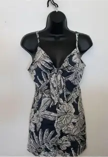 Promesa blue/white silky romper