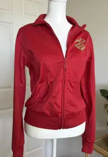 Vintage Y2K Rocawear Womens Size XL Red Jacket Zip Up Retro Glam‎ Sparkle