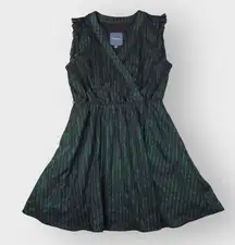 Green & Black Victorian Gothic Modcloth Dress Size L Your Time To Shine