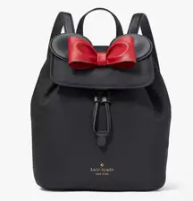 Kate Spade Black and Red Bow Disney Minnie Mouse Backpack NWT