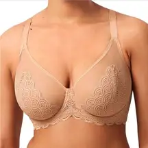 HSIA Mermaid Scales Nude Bra