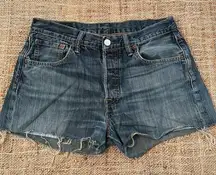 Levi's Premium 501 Original Women's Denim Cut Off Shorts size 30