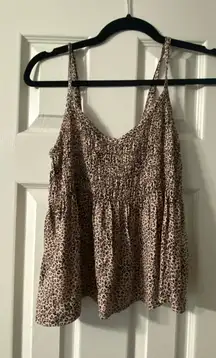 Urban Romantics Top Tank Cheetah Print
