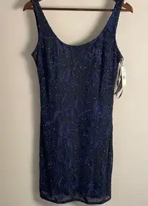 Aidan Mattox Beaded Cocktail Dress NWT