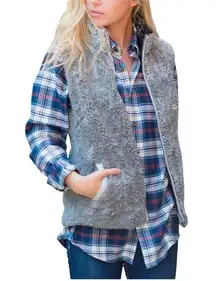 Southern Shirt Company Vest Gray Size M