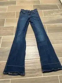 Zara dark wash bootcut denim jeans size 4