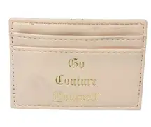 Juicy Couture Pink Multi Color Slot Card Holder Wallet