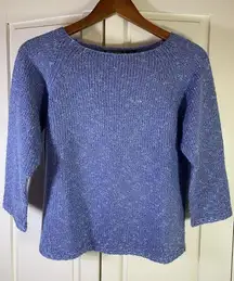 Wind River‎ Sweater Womens Medium Blue Lightweight Soft Minimalist Basic