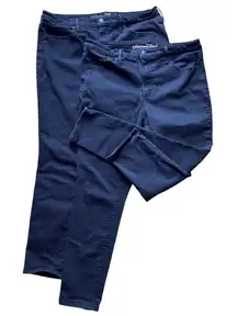 Universal Thread Black Skinny Jeans Bundle Size 16/33R High-Rise Cropped indie