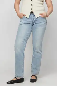 Oliver Logan Chester Slim Straight Jeans Light Indigo Worn Denim 31