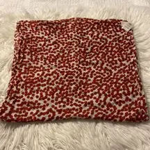 Scarf brand new Gameday girl stuff all crimson /why dot scarf long 36” wide 19”