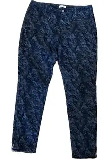 Calvin Klein‎ jeans women’s size 10, straight leg zip pockets, abstract pattern