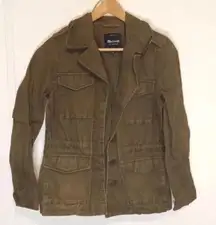 Madewell utility jacket button up size small women