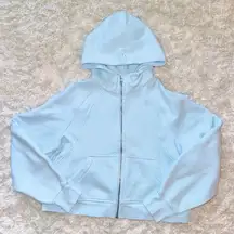 Powder Blue Scuba Oversized Full-Zip Hoodie Lululemon