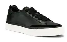 Rag & Bone RB Army Low Black Leather Sneakers Women's‎ 5 / 35