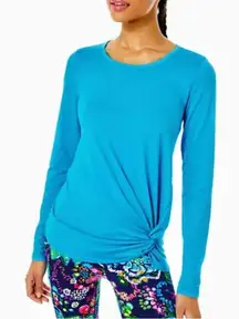 Lilly Pulitzer Luxletic Tarina Twist Front Tee - M