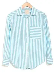 NWT Casa Cabana Bethany Short Stripe Shirt