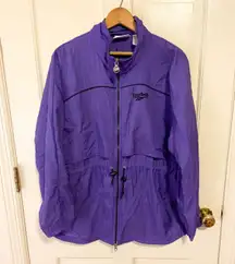 Vintage  purple swishy windbreaker jacket