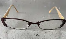 Cosmopolitan Eyeglasses Frames ONLY DIVINE Chocolate 46-17-135 full rim bronze